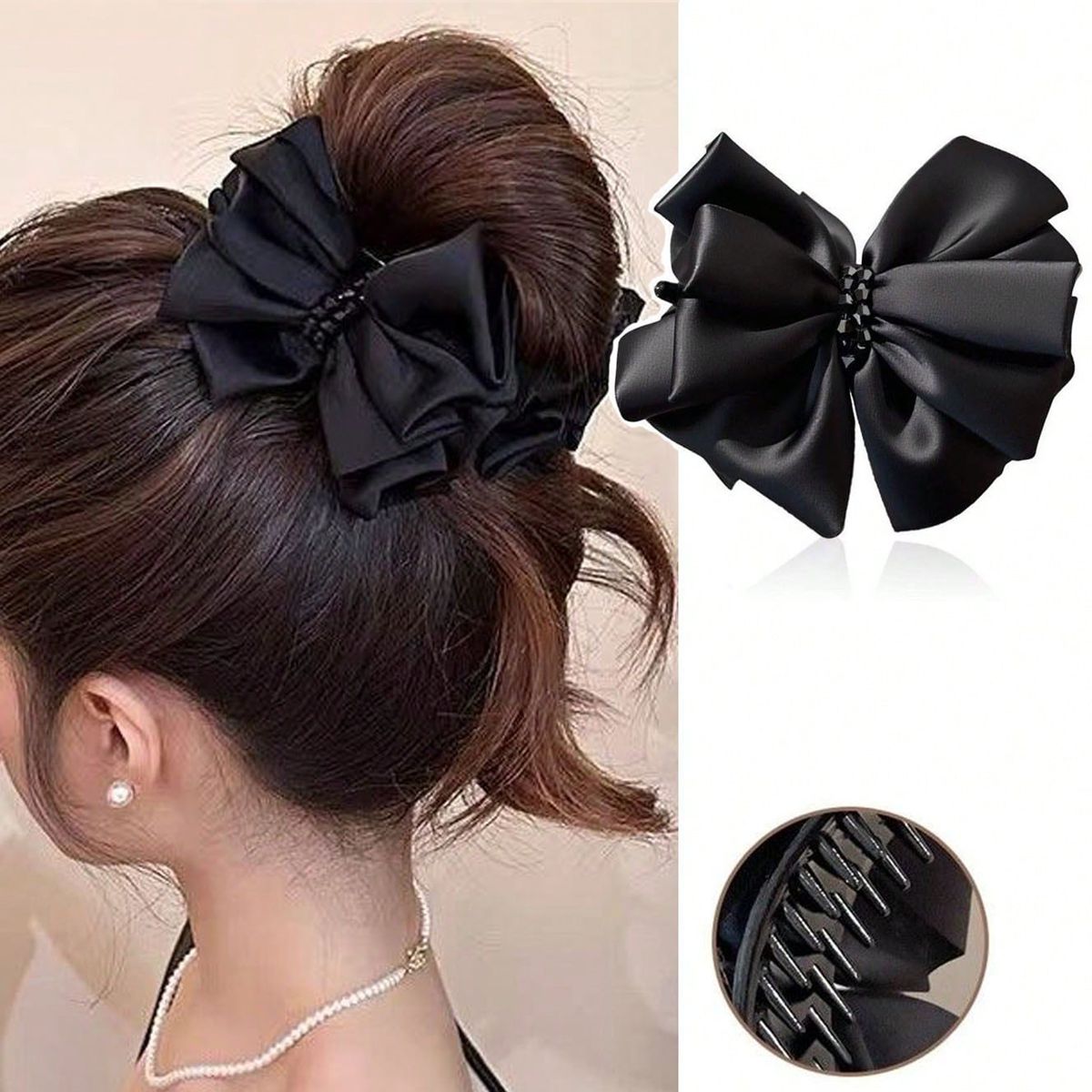 Hi Tech Accessories - Pince à cheveux coréenne haut de