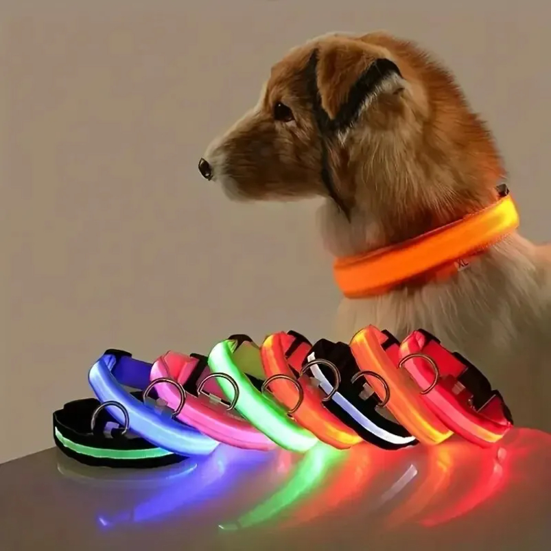 Tech Dog Accessories - Nylon LED nuit sécurité clignotant lueur
