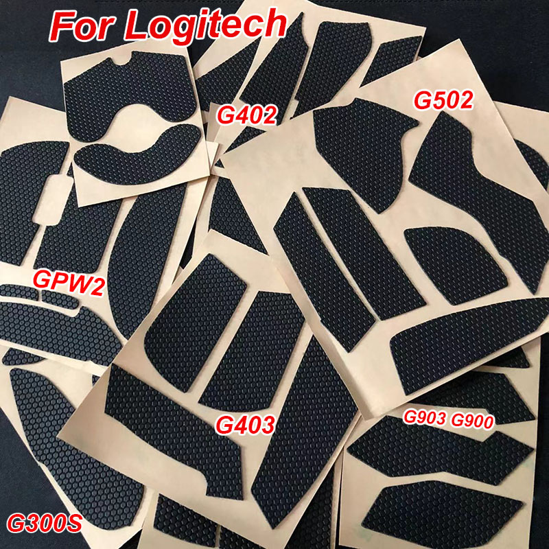 Logitech Mouse G502 - Autocollants antidérapants et absorbants pour souris,
