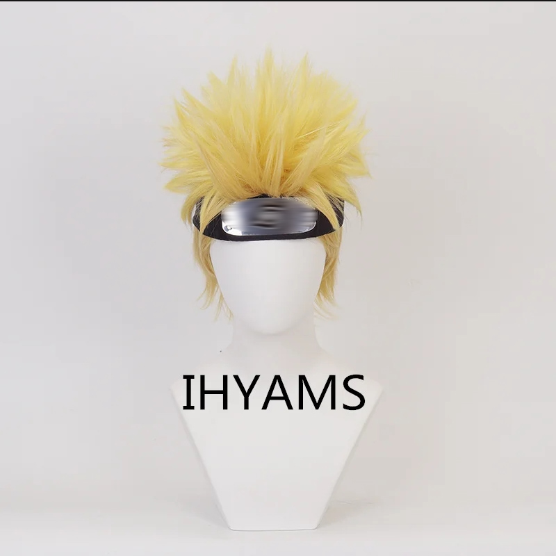 Tech Accessories For Men - Perruque Synthétique Courte de Cosplay Uzumaki