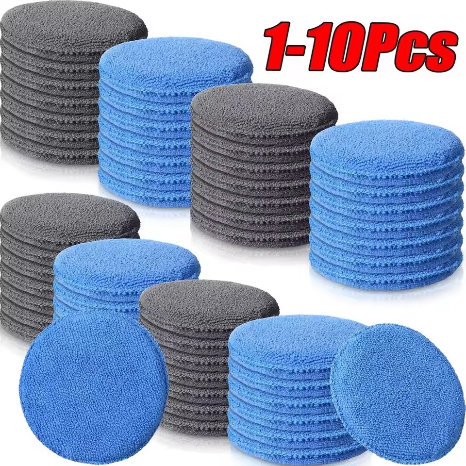 Tech Car Accessories - 10/1 Pièces Gants applicateurs de cire