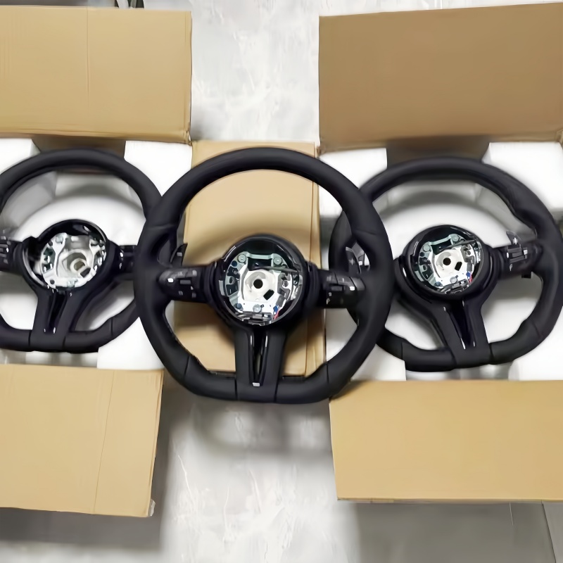 Tech Car Accessories - Volant de voiture en cuir pour