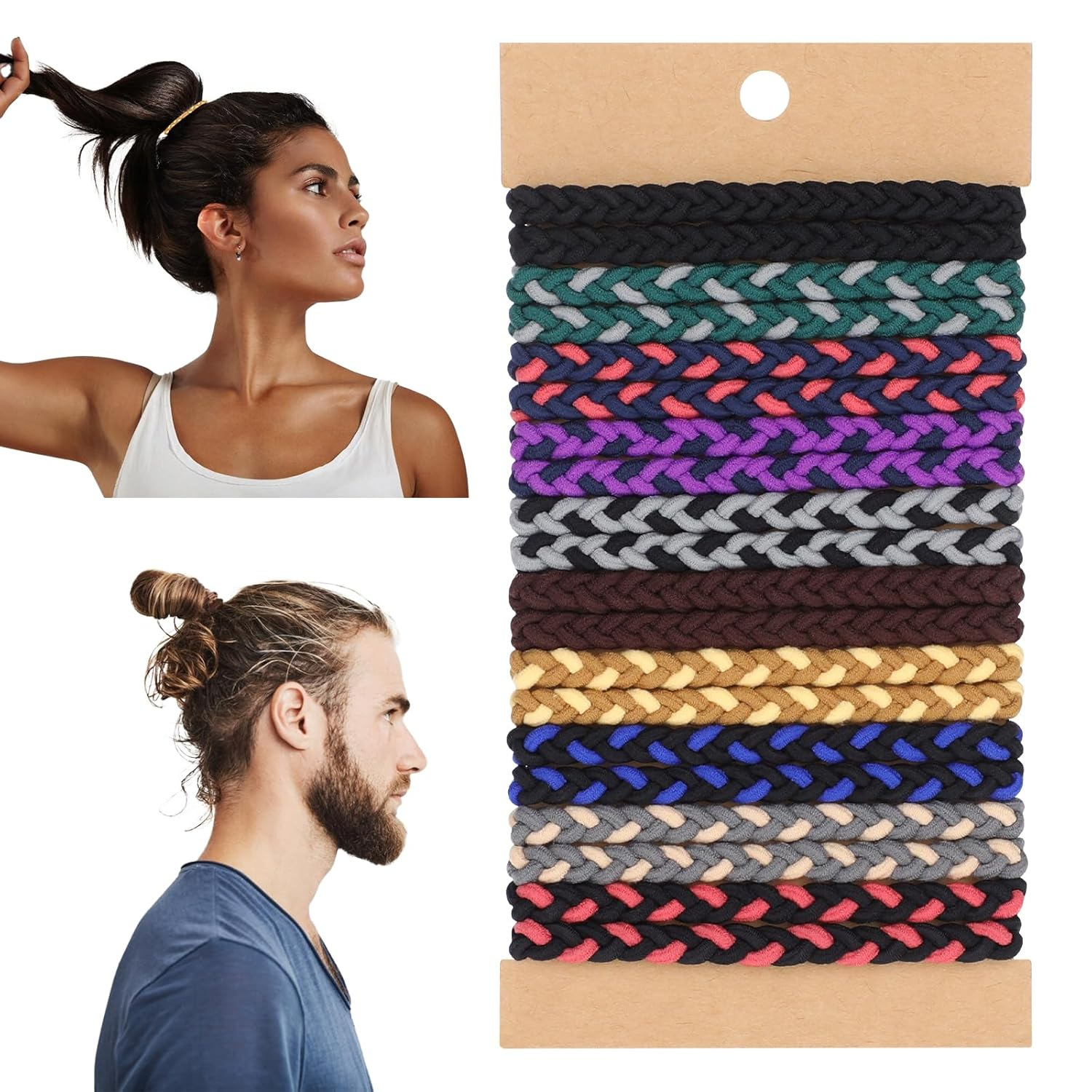 Tech Accessories For Men - 10 pièces Élastiques à cheveux style