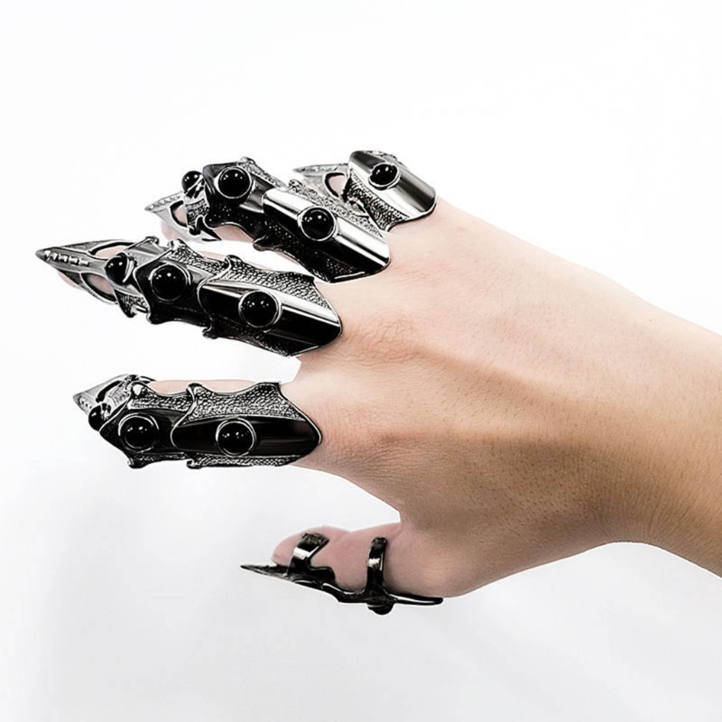 Trending Tech Accessories - Griffe doigt en métal squelette Unique,