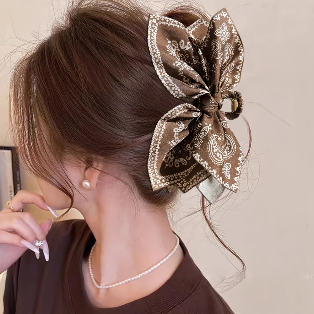 Pince à cheveux élégante marro - Hi Tech Accessories avis et prix