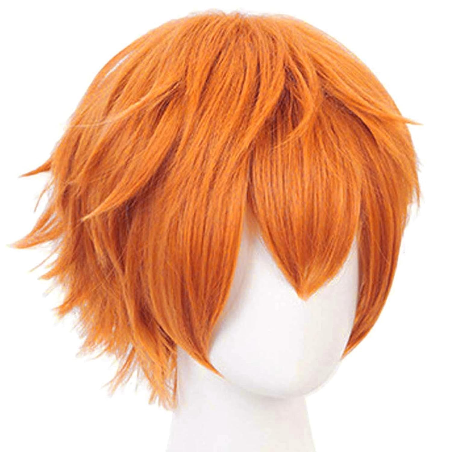 Perruque courte Orange pour ho - Tech Accessories For Men avis et prix