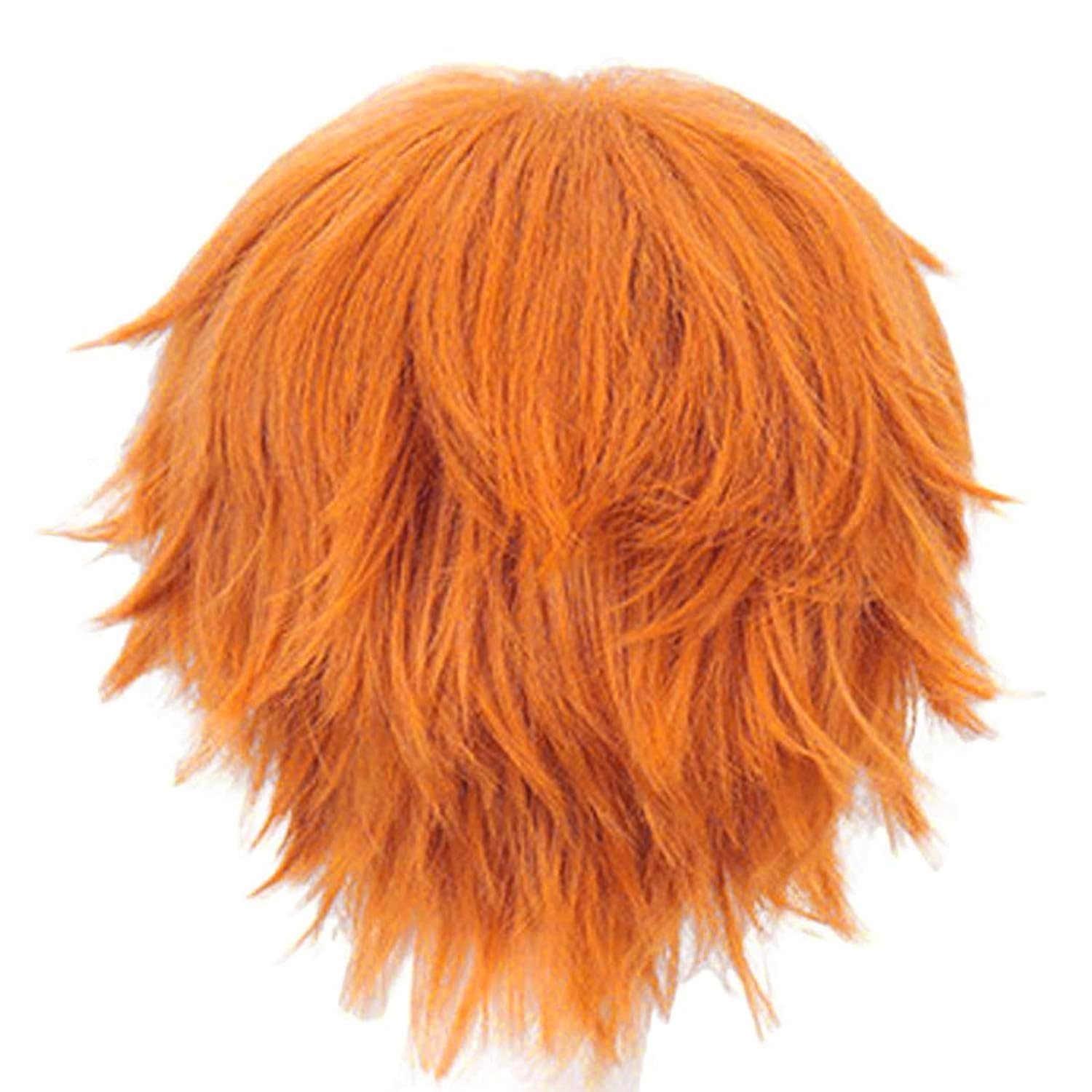 Perruque courte Orange pour ho - Tech Accessories For Men avis et prix