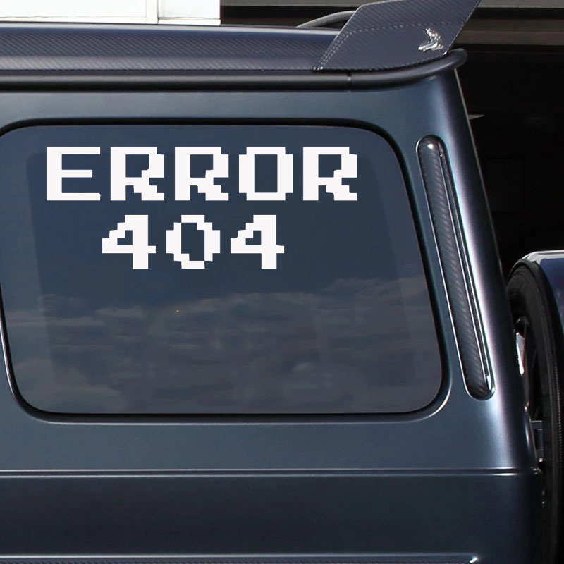 Autocollant de voiture « Error - Trending Tech Accessories avis et prix