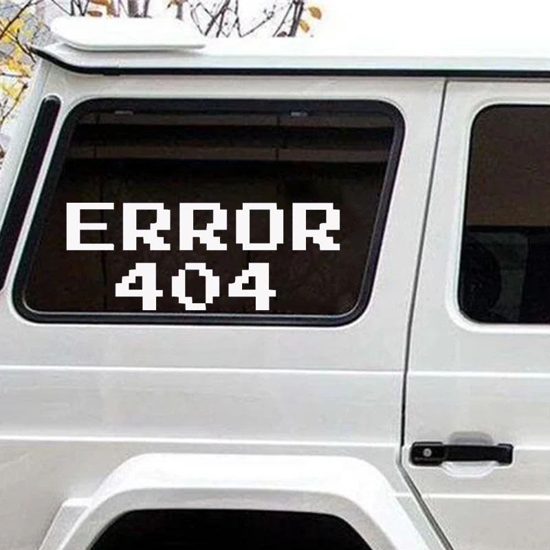 Autocollant de voiture « Error - Trending Tech Accessories avis et prix