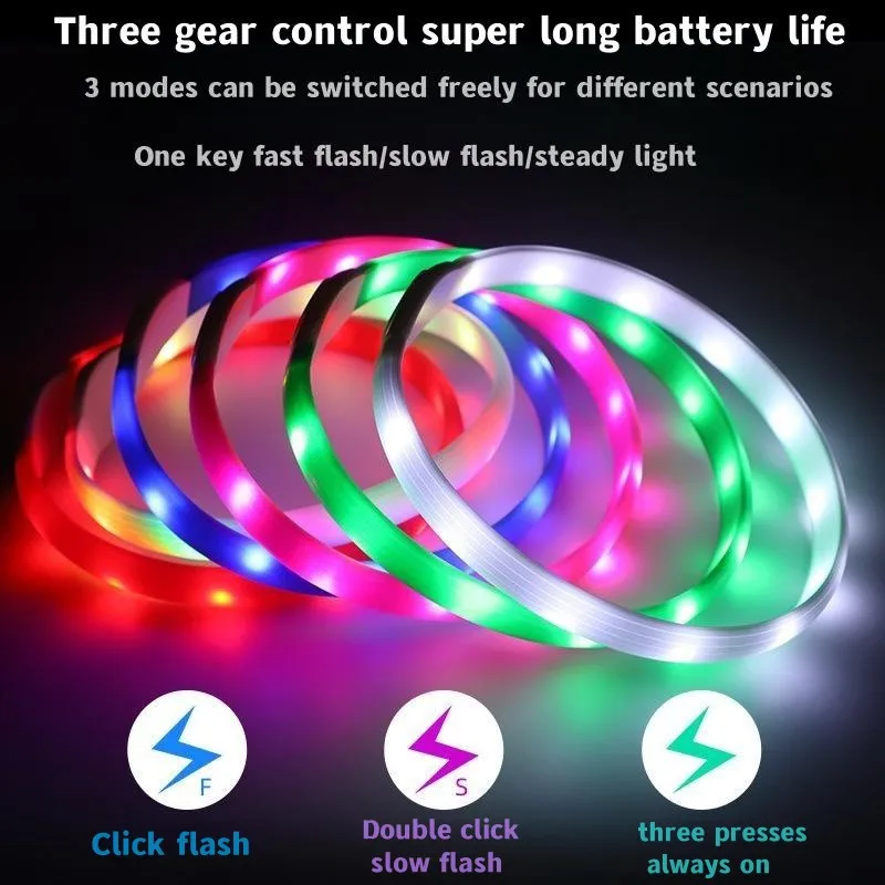 Collier lumineux Led en PVC po - Tech Dog Accessories avis et prix