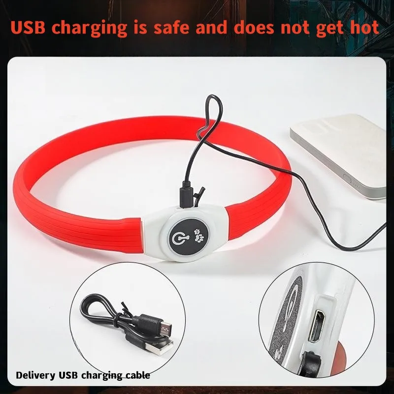 Collier lumineux Led en PVC po - Tech Dog Accessories avis et prix