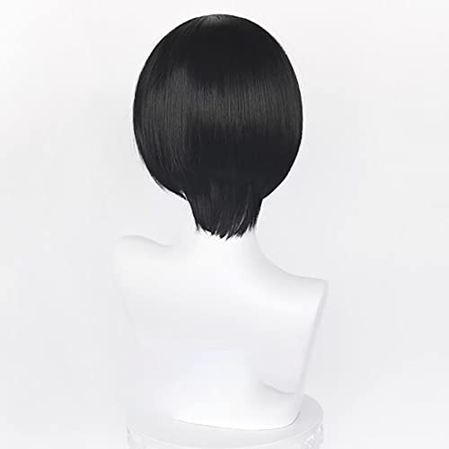 Perruque de Cosplay Noire Cour - Tech Accessories For Men avis et prix