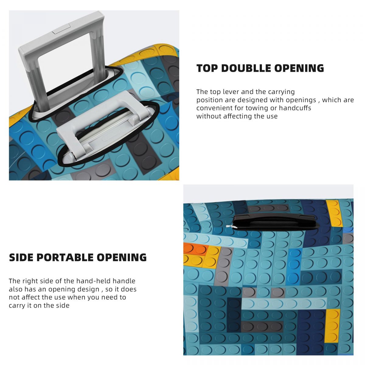 Housse de valise Blue Tech Pix - Tech Accessories For Travel avis et prix